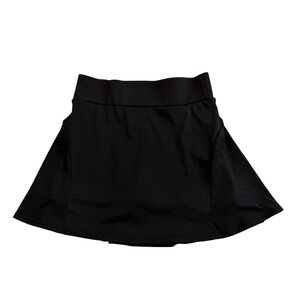 Werena Black Pleated Back Active Zipper Pocket Tennis/Golf Skort Women's Large